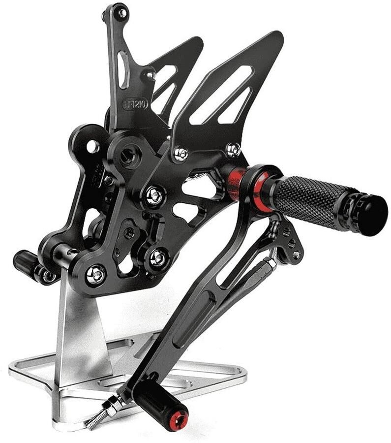 Senza Marchio verstelbare achterste rearsets voetsteun Voor SUZUKI GSR750 GSX-S750 GP Shifter verstelbare motorfiets Voetsteun achterste Set Voetpinnen Reversed Rearset Footpeg (Color : B)