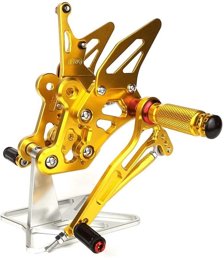 Senza Marchio verstelbare achterste rearsets voetsteun Voor SUZUKI GSR750 GSX-S750 GP Shifter verstelbare motorfiets Voetsteun achterste Set Voetpinnen Reversed Rearset Footpeg (Color : 2)