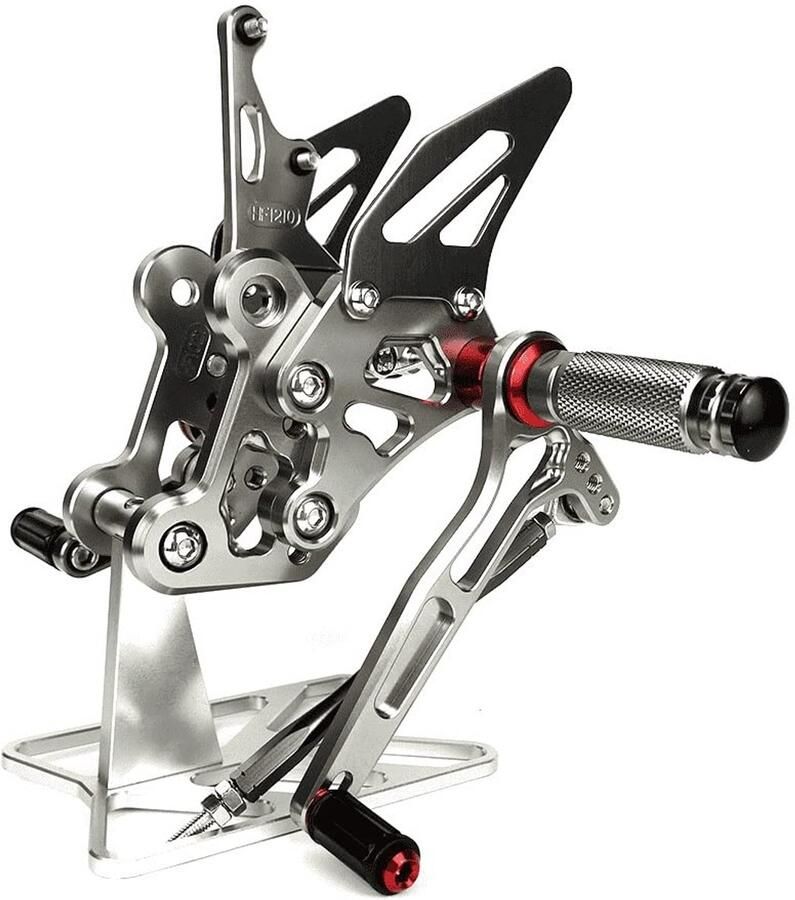 Senza Marchio verstelbare achterste rearsets voetsteun Voor SUZUKI GSR750 GSX-S750 GP Shifter verstelbare motorfiets Voetsteun achterste Set Voetpinnen Reversed Rearset Footpeg (Color : 3)