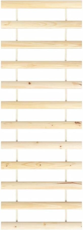 Senza Marchio vidaXL Lattenbodem 70x200 cm massief grenenhout lattenbodem bed oprolbare lattenbodem rol lattenbodem bed lattenbodem rollattenbodem