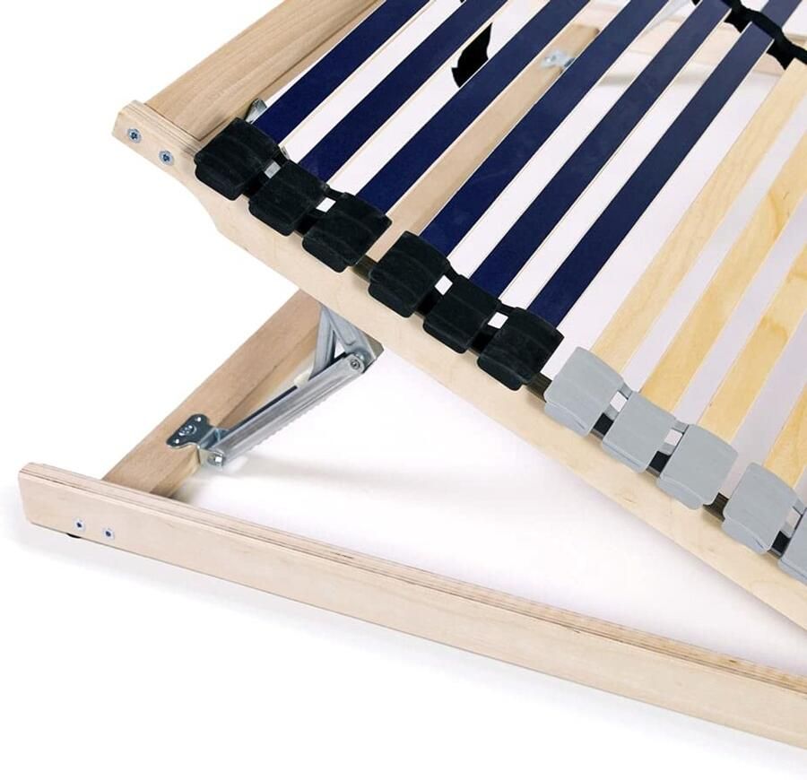 Senza Marchio vidaXL Lattenbodem met 42 Latten 7 Zones 70x200 cm Bedden Bodem Bedbodem Bed