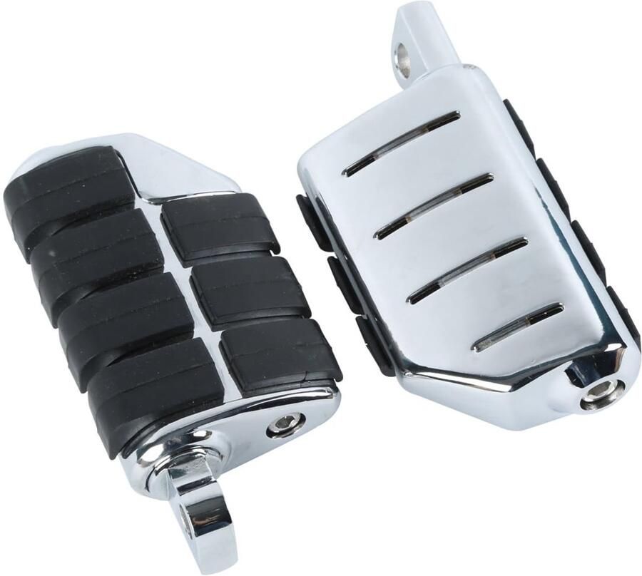Senza Marchio Voetsteun Motorfiets 1.25 Highway Bar Voetsteunen Voetsteun W Mount Voor Harley Voor Sportster Dyna motorfiets voetsteun (Kleur : Chrome Footpegs)