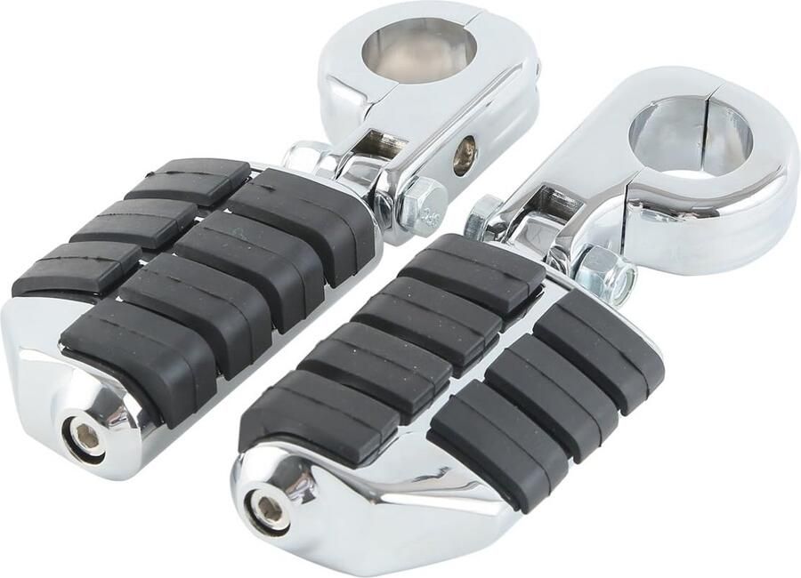 Senza Marchio Voetsteun Motorfiets 1.25 Highway Bar Voetsteunen Voetsteun W Mount Voor Harley Voor Sportster Dyna motorfiets voetsteun (Kleur : Chrome Set)