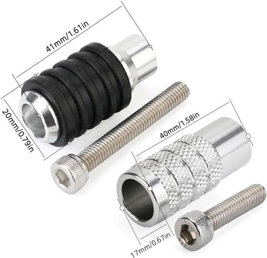 Senza Marchio Voetsteun Voetpedalen Voor 790 890 Voor DUKE R 2019-2022 Achterrempedaal Versnellingspook Teensteunen Motorfiets Voetsteun Stap Plaat Cover Pedalen Rust(Shift Lever Sliver)