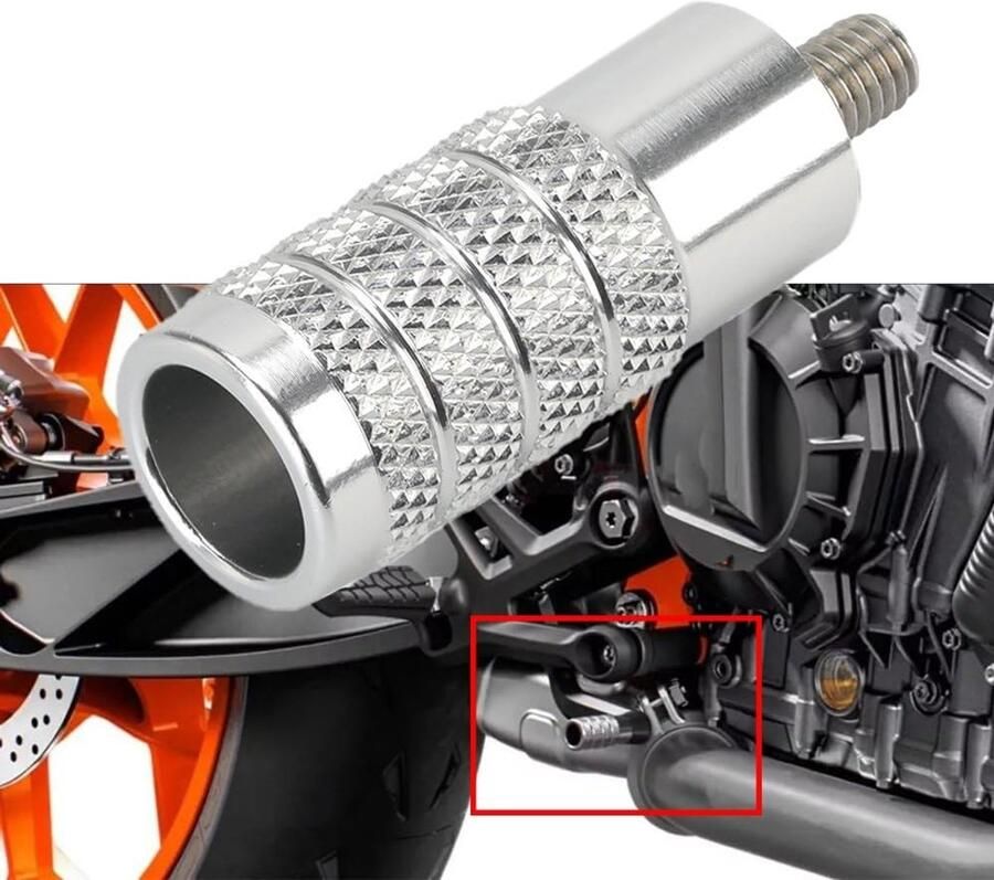 Senza Marchio Voetsteun Voor 790 890 Voor Duke R 2019-2022 Achterrem Pedaal Versnellingspook Teen Pinnen Motorfiets Voetsteun Stap Plaat Cover motorfiets voetsteun (Kleur : Brake Pedal Sliver)