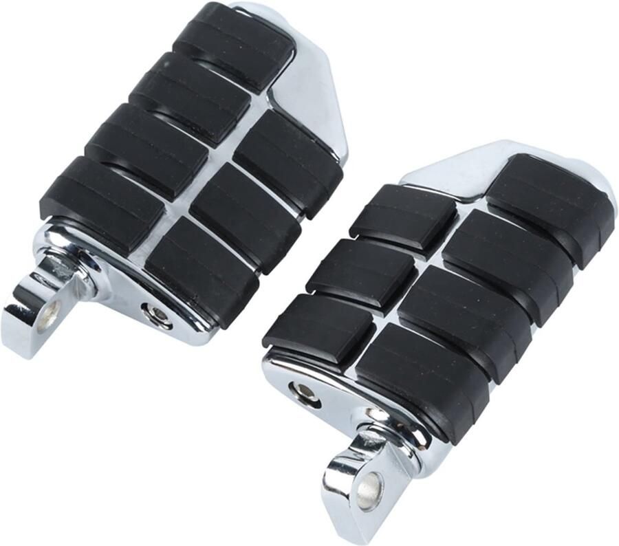 Senza Marchio Voetsteunen Voetsteun Chrome Highway Bar Voetsteunen Pegs Mount 22 25 32 35mm Voor(Kleur:Footpeg)