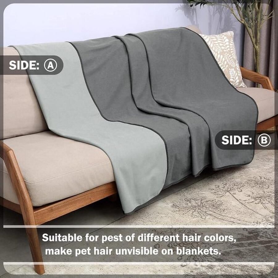 Senza Marchio Waterdichte deken Sprei voor bank Catalonia knuffeldeken Waterafstotend Woondeken Fleece 203 x 229 cm