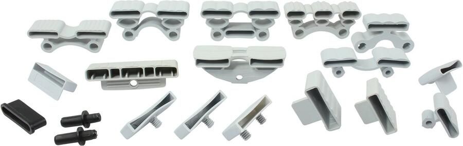 Senza Marchio Wiedergutschlafen Set van 10 doppen voor bevestiging van latten in lattenbodem (108_40x30x8 mm (Duo))