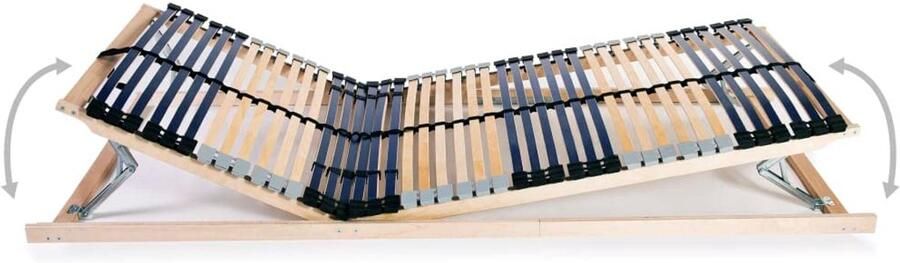 Senza Marchio WKIEQACO Bedden en accessoires bedden en bedframes lattenbodems zonder matras 2 stuks met 42 latten 70x200 cm