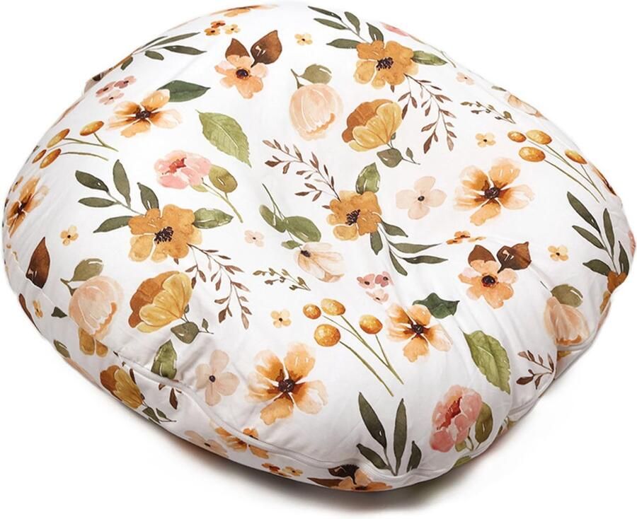 Senza Marchio Womsclo Nest Sleeper Kussen Baby Zachte Katoenen Cover Pasgeboren Lounger Verwijderbare Baby Ligstoel Kussen voor Pasgeborenen Schattig Bloemenpatroon Pasgeboren Kussen Baby Ligstoel Kussen voor