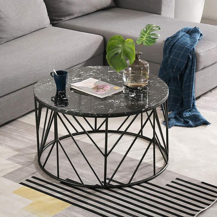 Senza Marchio Woonkamer Bijzettafel Nordic Small Space Décor Accent Table Receptie Minimalistische End Table Studio Salontafel Lounge Nesting Table