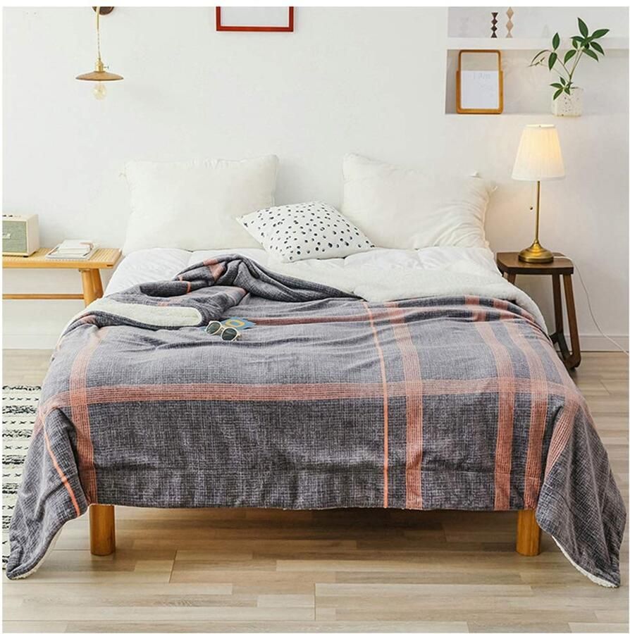 Senza Marchio YAOTT pluizige gooi dekens Super zachte Faux Fleece Bed woonkamer slaapkamer deken