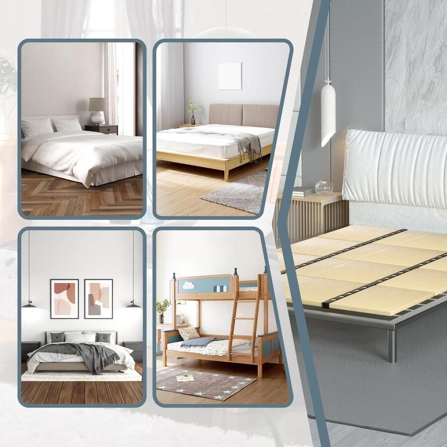 Senza Marchio Yarfyk Opvouwbare boxspring bedplaat queensize bed board onder matrasondersteuning bedplaat steunplaat bedplaat onder Twin 60 x 30