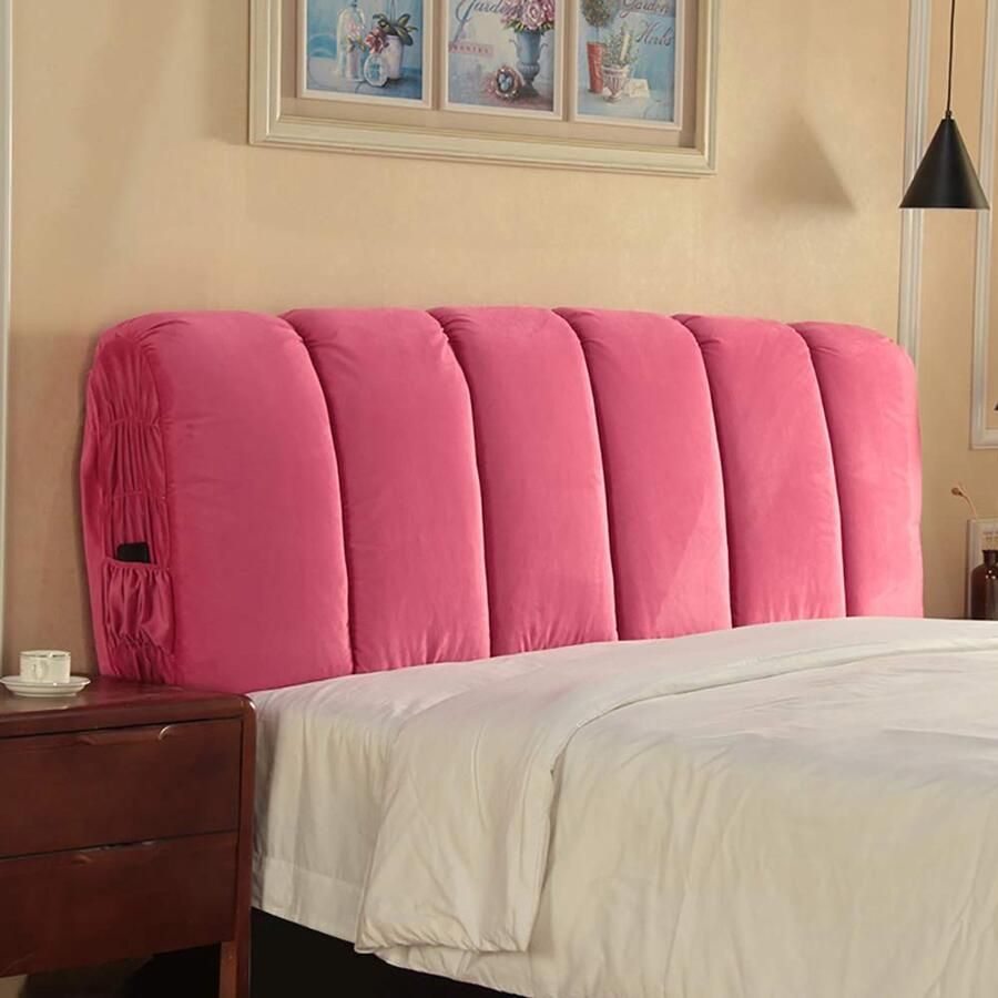 Senza Marchio YZJJ Bedside Cushion Bed Headboard Slipcovers Stofdichte Effen kleur Bed Hoofd Covers; Nachtkastje Slaapkamer Decoratieve Beschermers