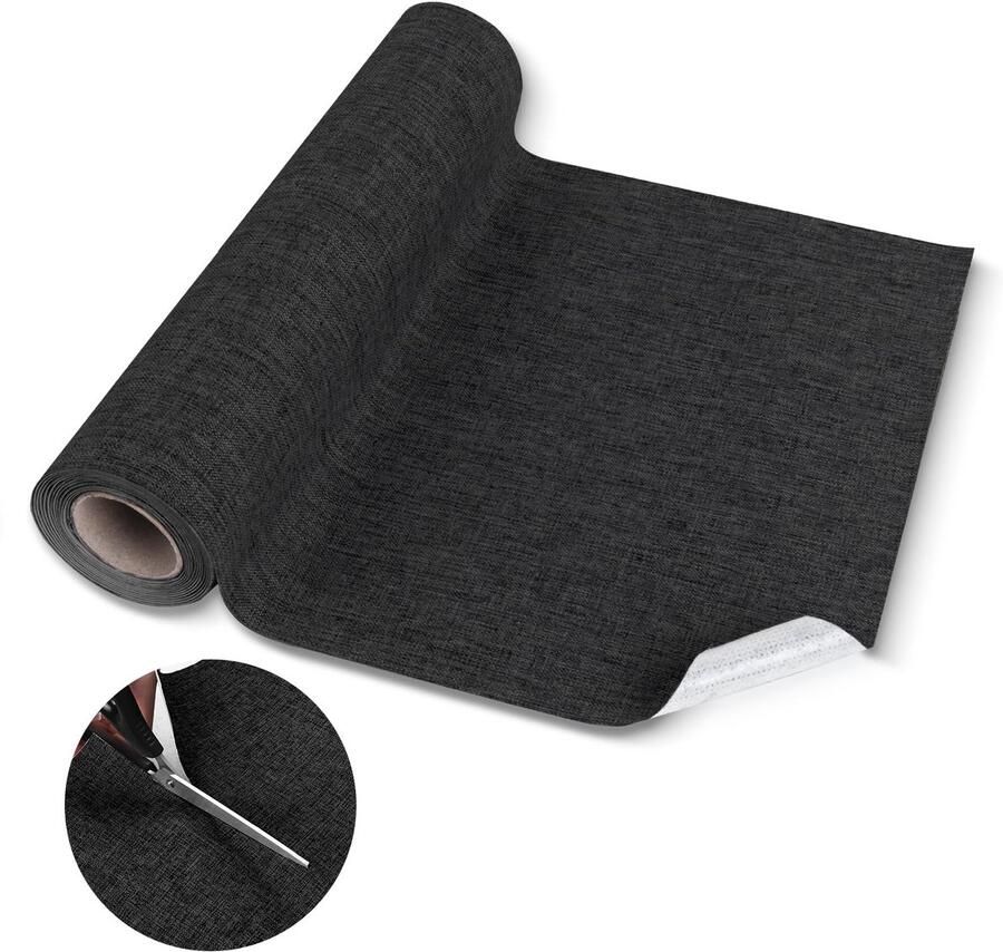 Senza Marchio Zelfklevende Stof Linnen 30cm x 2m Zelfklevende Textiel Linnen Reparatiepatches Veelzijdige Linnen Patches Perfect Voor Banken Autostoelen Meubels Gordijnen