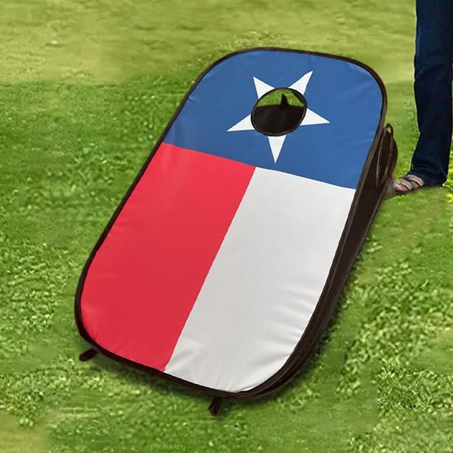 Senza Marchio Zitzak-starterset zitzak-starterset outdoor-starterset met 8 krukken draagbare cornhole-set voor outdoor-activiteiten achtertuinspellen