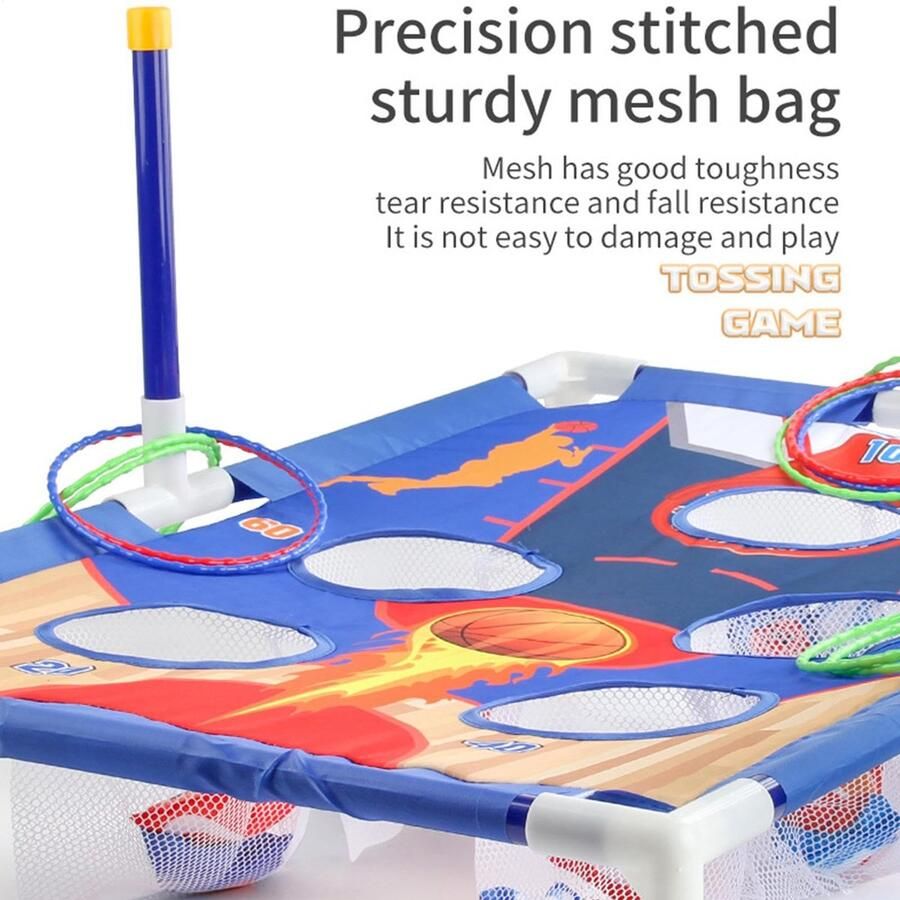 Senza Marchio Zitzak Toss Cornhole Set Cornhole Bag Toss Buitenspeelgoed voor kinderen Interactief Cornhole-spel zitzak gooien voor kinderen Corn Hole-spellen voor kinderen gezinnen en volwassenen