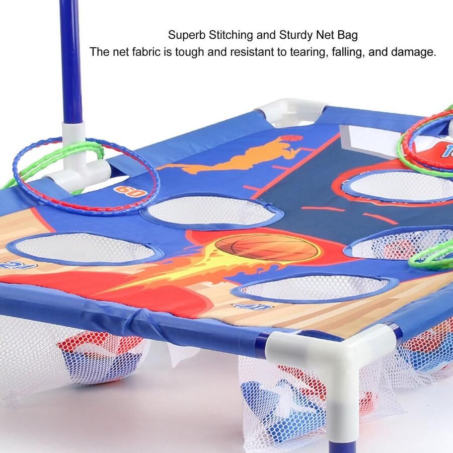 Senza Marchio Zitzak Toss Game Corn Hole Games Set met Toss Ring Zandzakken voor Gazon Achtertuin (NR.7888-3)