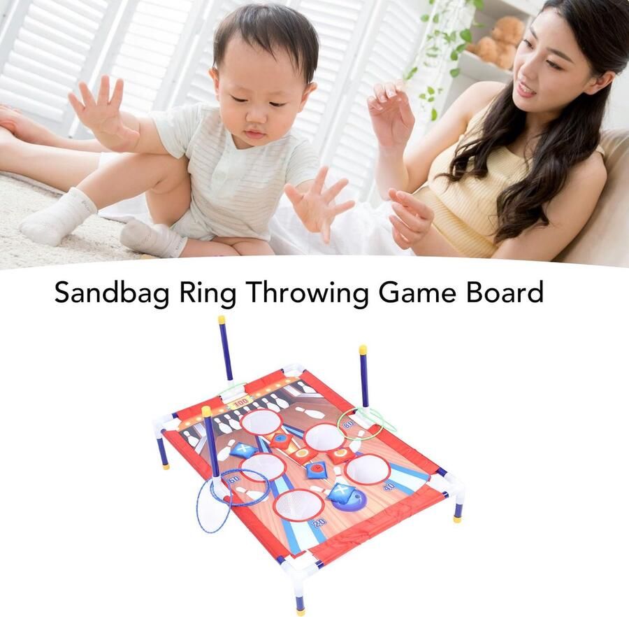 Senza Marchio Zitzak Toss Set Veilig Ontwaken Verbeelding Zintuiglijke Ouder Kind Interactie Gooien Kinderen Zitzak Toss Spel voor Buiten voor Kinderen (NR.7888-1)