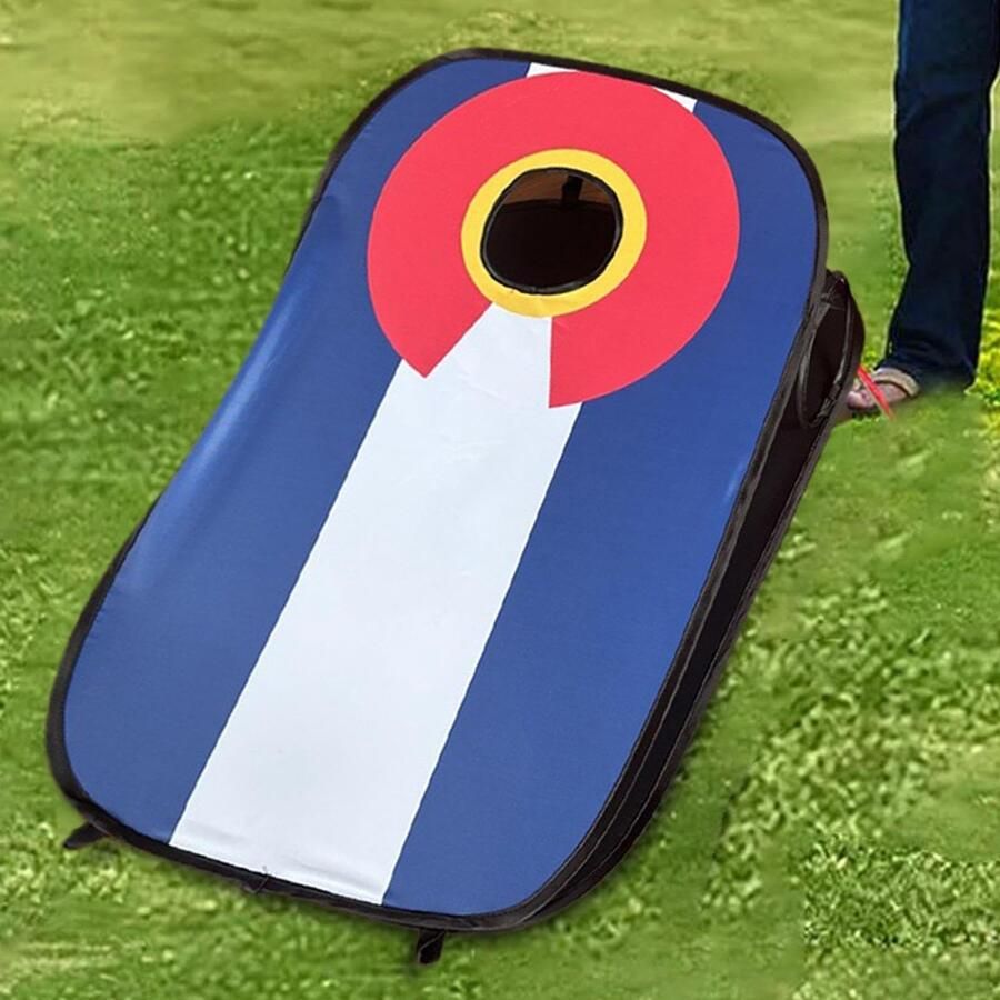 Senza Marchio Zitzak Toss-spelset Zitzak Toss-spel voor kinderen Outdoor Gooispel met 8 Zitzakken Draagbare Cornhole-spelset voor volwassenen en kinderen speelgoed in de achtertuin op het strand