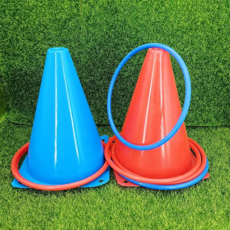 Senza Marchio Zitzakspelsets Ringgooispellen Carnaval Games Set Zomer Gooi Ringspel Soft Cones Yard Lawn Game Indoor Outdoor Zitzak Tossing Games voor kinderen