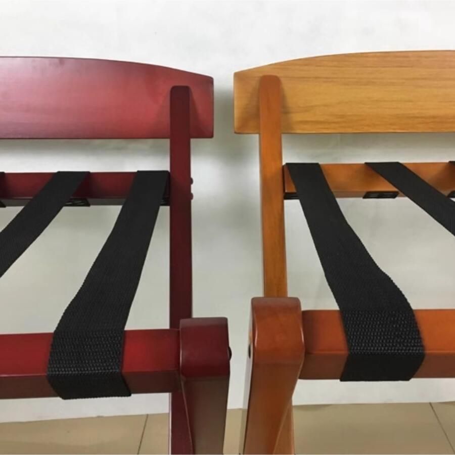 Senza Marchio ZUOZUIYQ Bagageerrek opbergplank bagagerek met handtillende frame vouwen reisopslagrekken worden gebruikt in slaapkamerlokaal Hotels Family Hotel Use (Rosso)