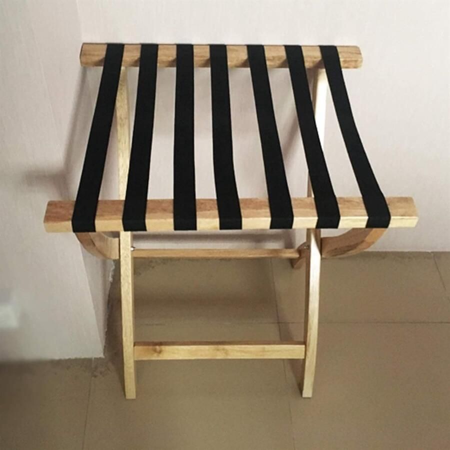 Senza Marchio ZUOZUIYQ Bagagerek opbergplank massief houten vouwzak bagagerek hotel bagagerek voor slaapkamer huishoudelijke familie hotelgebruik (hout)