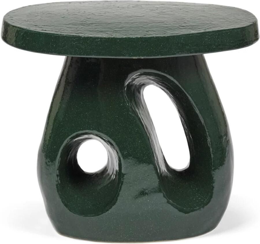 Serax Marie Michielssen Amé bijzettafel 52x37cm H45cm donkergroen