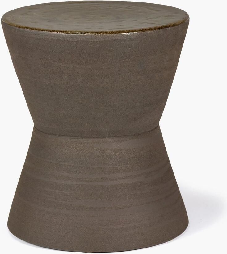 Serax Marie Michielssen Bijzettafel Pawn Sand Black 32 x 32 x 40 cm