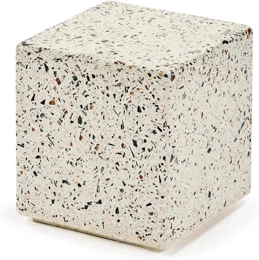 Serax NV terrazzo bijzettafel 30x30 h30 wit
