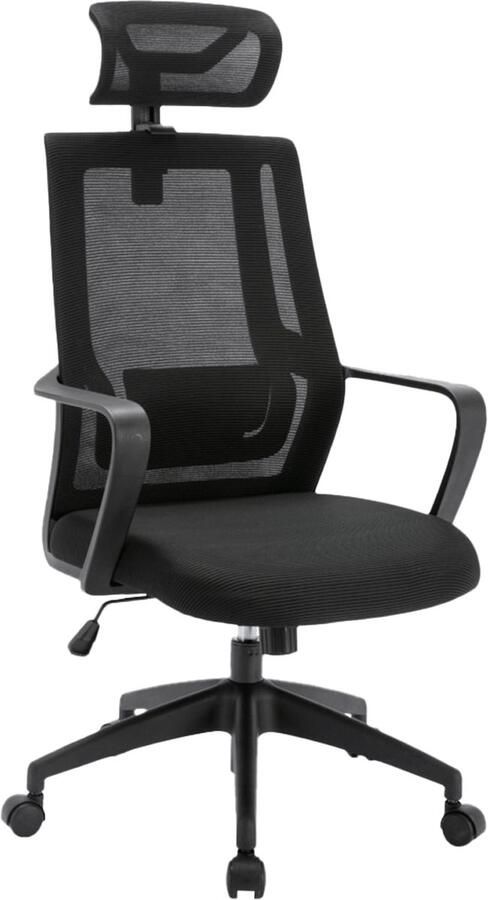 Serioux Ergonomische Bureaustoel volledig verstelbaar Bureaustoelen voor volwassenen Office Chair Shark Zwart
