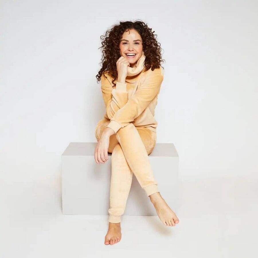 Set Charlie Choe dames huispak Fleece Lounge Warm winter pyjama pak 2-delig XL