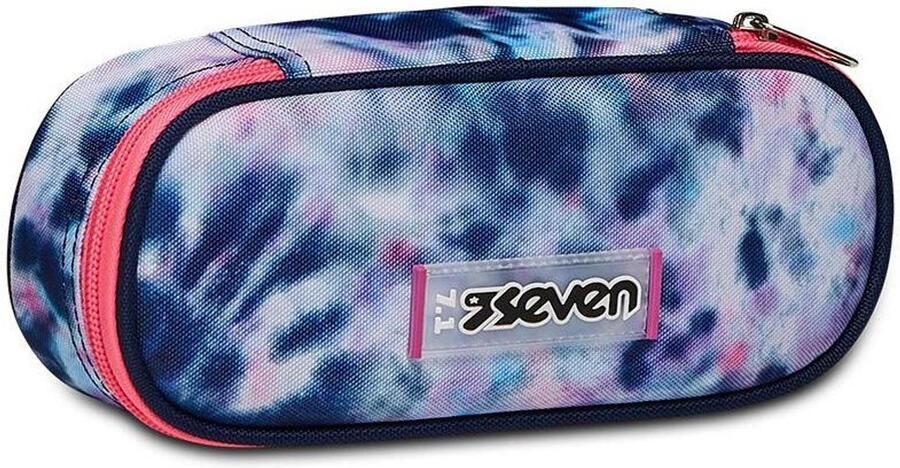 Seven 300102347-550 schooletui Zachte etui Polyester Meerkleurig