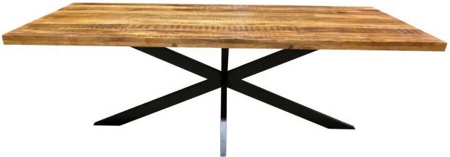 Mangoe Meubels Mangohout Eettafel rechthoek mango hout 180cm