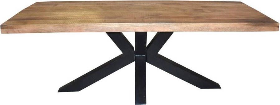 Mangoe Meubels Mangohout Eetkamertafel Tafel Eettafel rechthoek mango hout 220cm