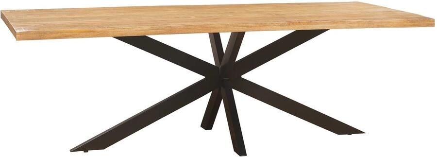 Sfeerwonen Enzo Mangohout Eetkamertafel Tafel Eettafel rechthoek mango hout 220cm - Foto 2