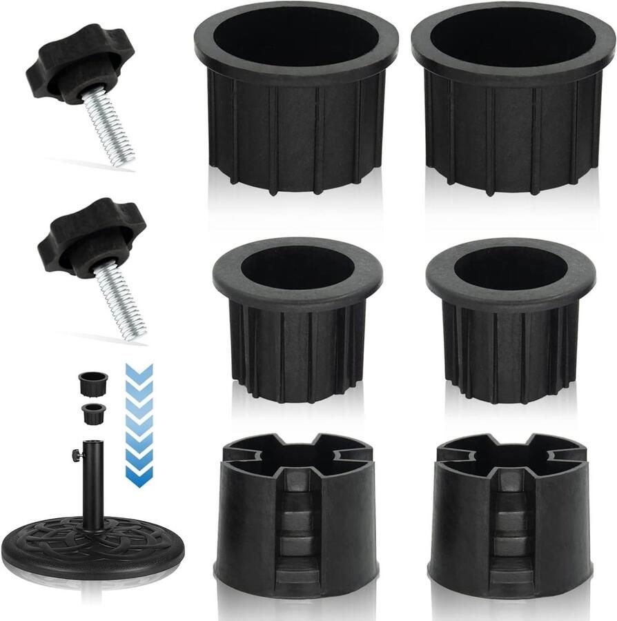 Shape By Shane ByShane Voor de titel: Reserveonderdelen Parapluhouder Set van 8 Tuinparasol Accessoires Parasolhouder Ring Invoegkap