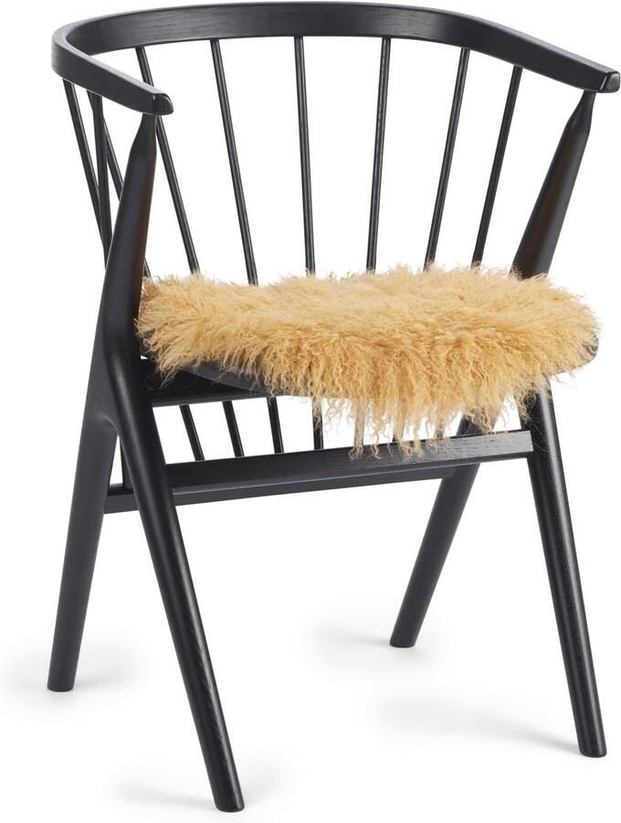 Sheepskin House Stoel Cover Curly Schapenvacht Stoel Cover Ø38 cm - Foto 8