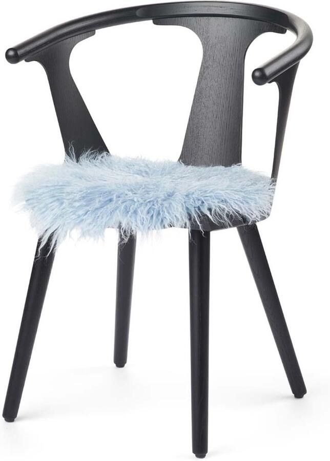 Sheepskin House Stoel Cover Curly Schapenvacht Stoel Cover Ø38 cm - Foto 5