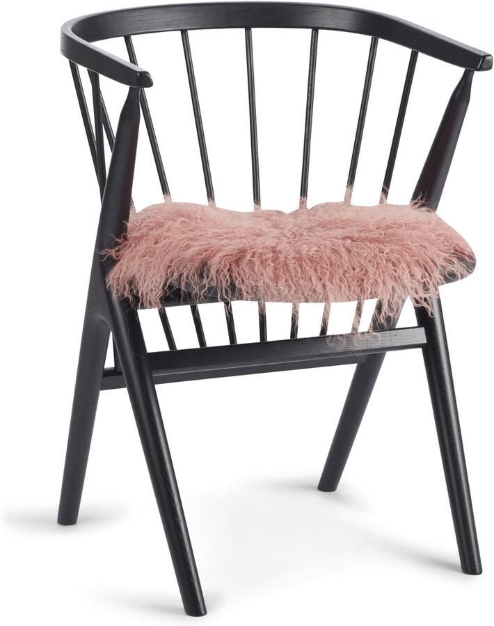 Sheepskin House Stoel Cover Curly Schapenvacht Stoel Cover Ø38 cm