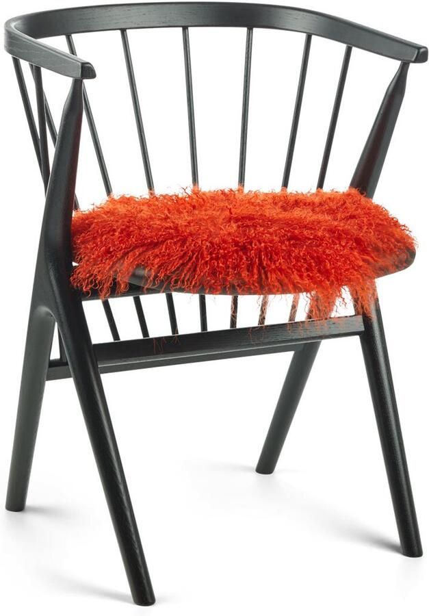 Sheepskin House Stoel Cover Curly Schapenvacht Stoel Cover Ø38 cm - Foto 7