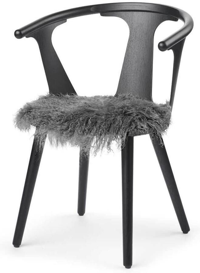 Sheepskin House Stoel Cover Curly Schapenvacht Stoel Cover Ø38 cm - Foto 2