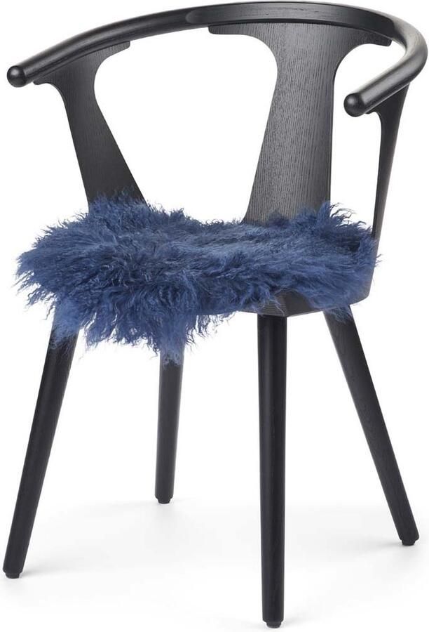 Sheepskin House Stoel Cover Curly Schapenvacht Stoel Cover Ø38 cm - Foto 3