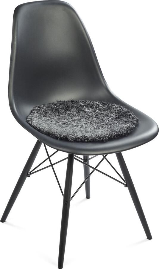 Sheepskin House Stoel Cover Kortharige Schapenvacht Stoel Cover Ø38 cm - Foto 5