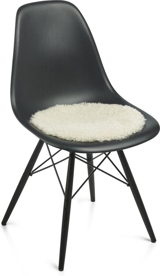 Sheepskin House Stoel Cover Kortharige Schapenvacht Stoel Cover Ø38 cm - Foto 4