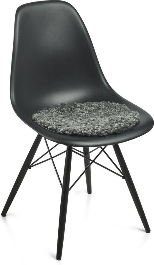 Sheepskin House Kortharige Schapenvacht Stoel Cover Ø38 cm