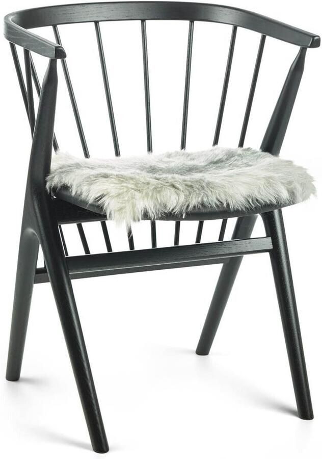 Sheepskin House Stoel Cover Kortharige Schapenvacht Stoel Cover 40x40 cm - Foto 3