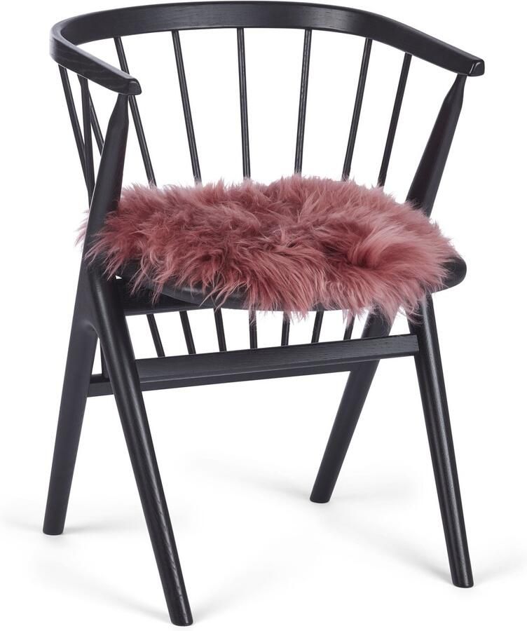 Sheepskin House Stoel Cover Langharige Schapenvacht Stoel Cover Ø38 cm - Foto 4