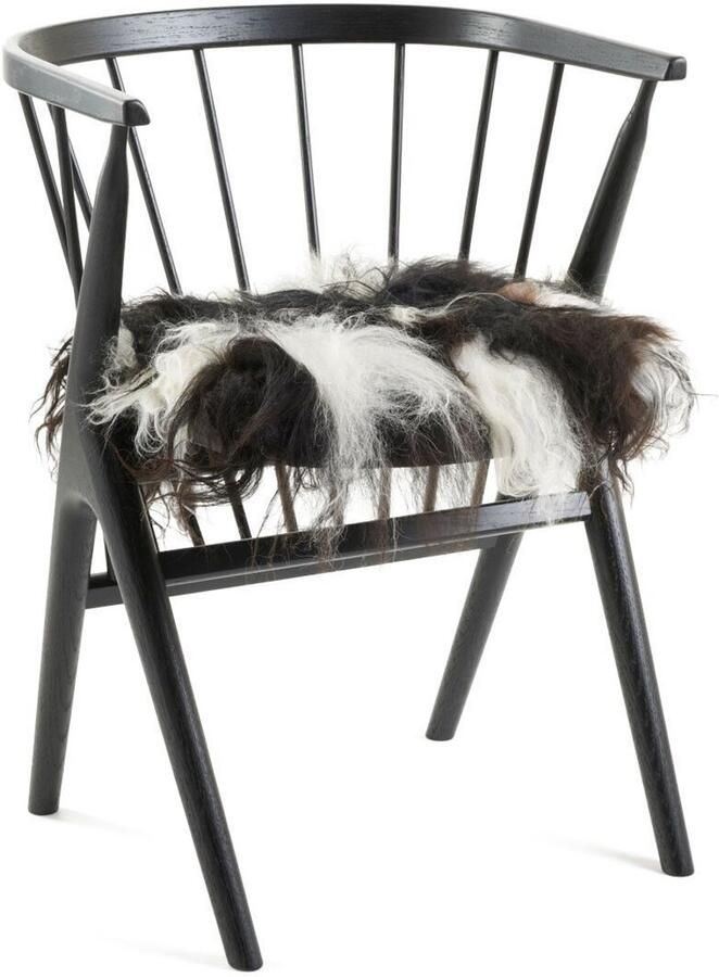 Sheepskin House Langharige Schapenvacht Stoel Cover 40x40 cm - Foto 3