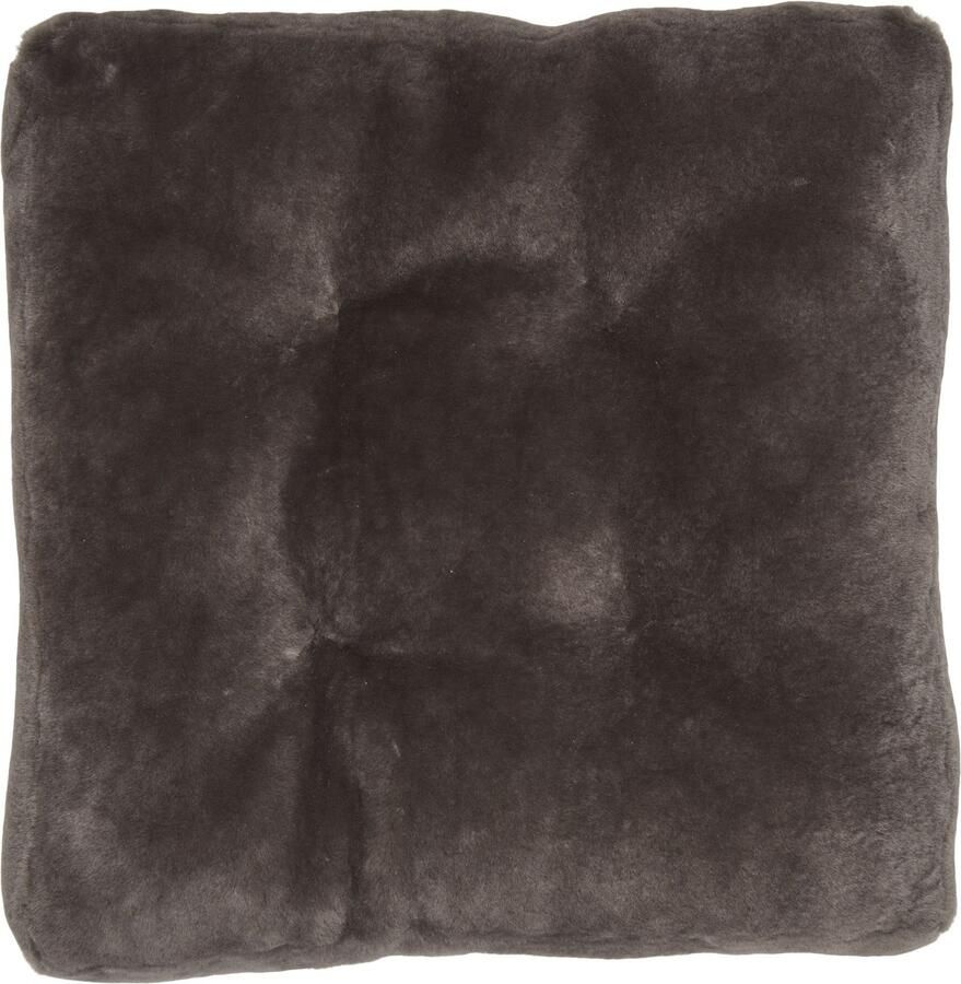 Sheepskin House Stoel Cover Langharige Schapenvacht Stoel Cover 40x40 cm - Foto 3